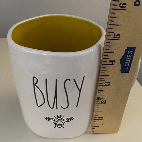 RAE DUNN Artisan Collection BUSY Bee Large Oversized Coffee Mug Ceramic Cup - Picture 9 of 9
